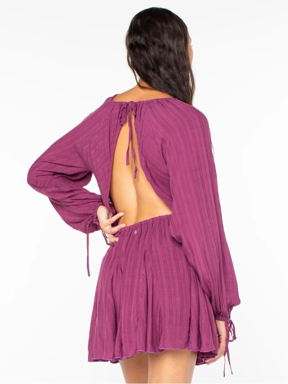 NWT ROXY Open Back Mini Dress